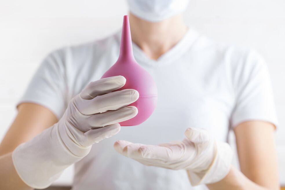 An enema is the best way to cleanse the intestines of parasites
