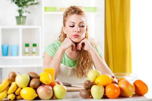 fruits while cleansing the body of parasites